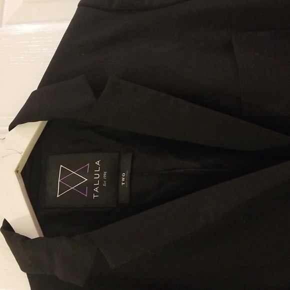 TALULA EST 1996 blazer in black with two pocket in front two button front sleeve - Picture 2 of 4